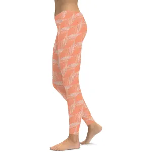 Apricot Wave Leggings