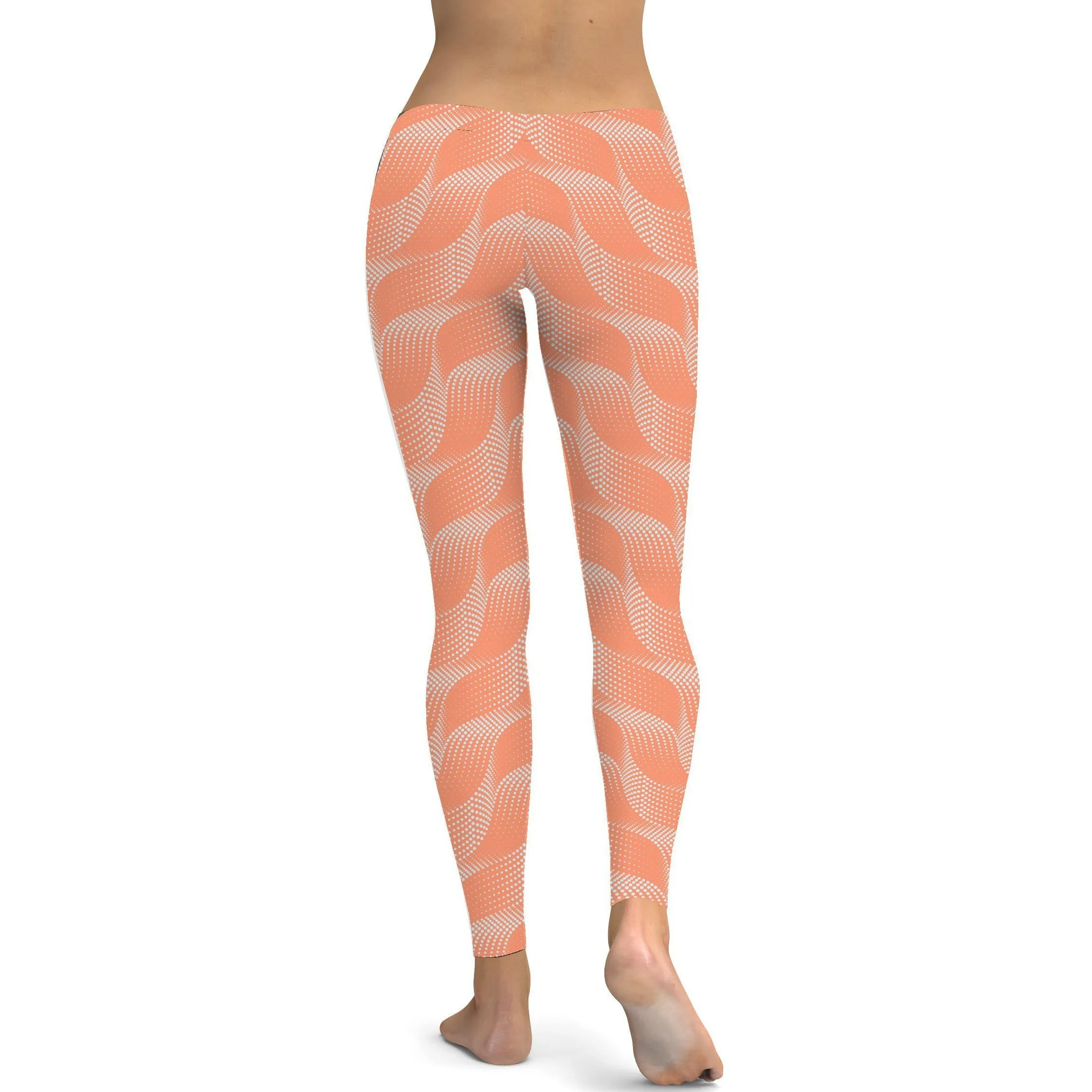 Apricot Wave Leggings