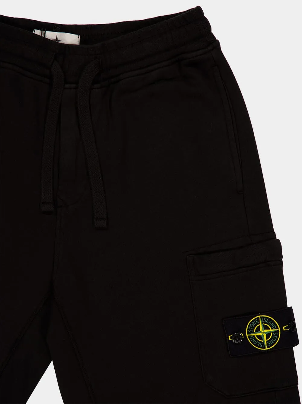 Black Compass-Badge Pants