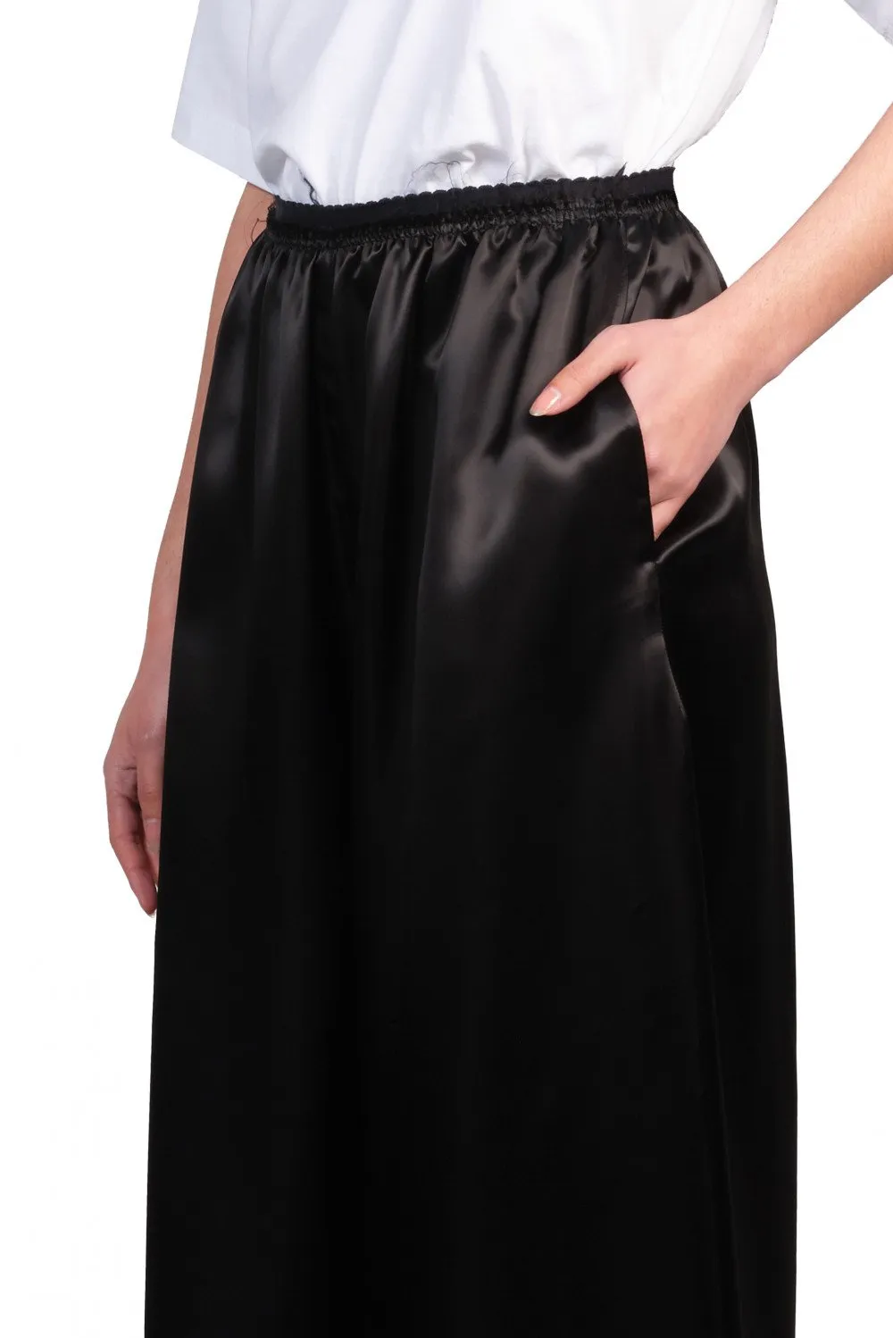 Black Wide Leg Trousers