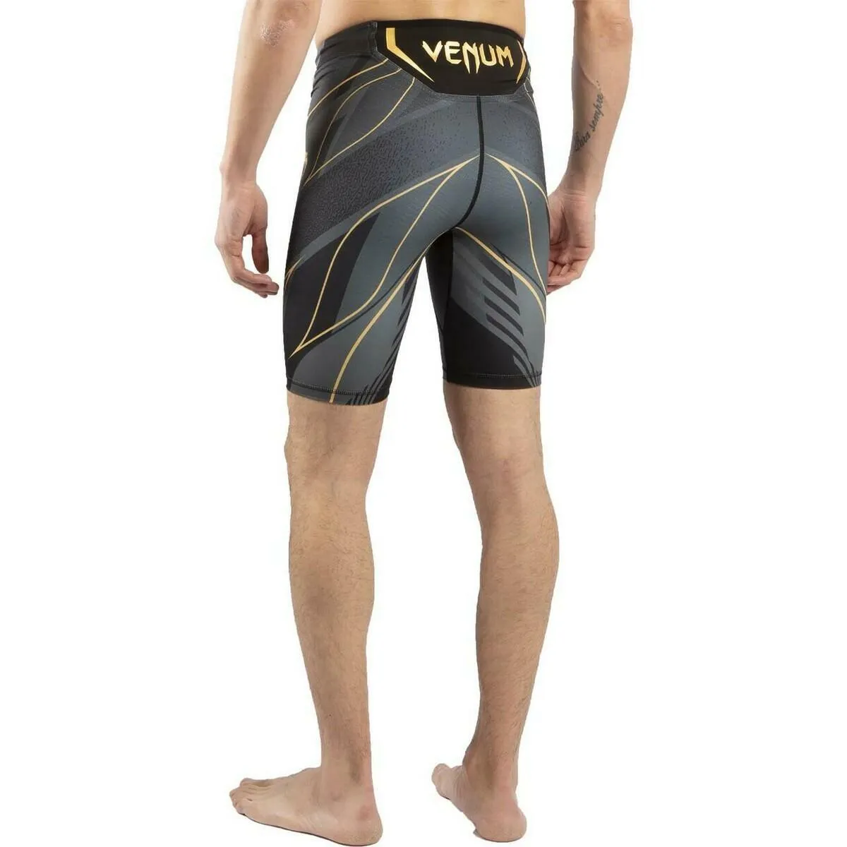 Black/Gold Venum UFC Pro Line Vale Tudo Shorts