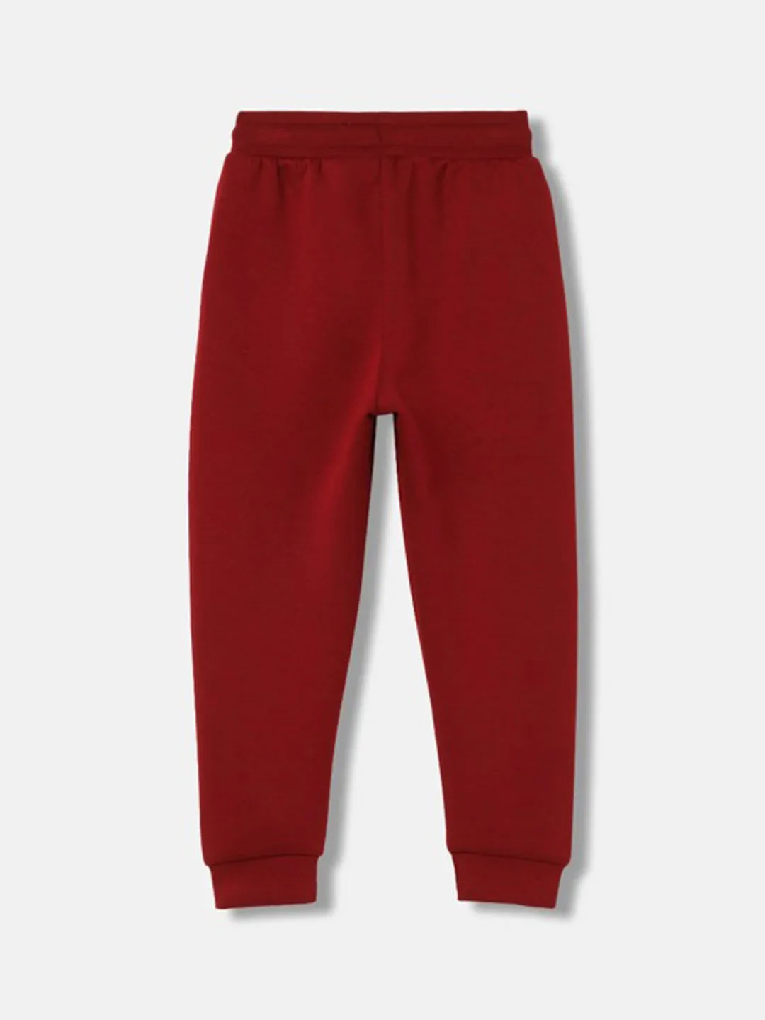 Blue Giraffe Girls Red Solid Regular Fit Joggers Style Sweatpant