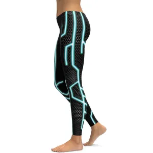 Blue Speedster Leggings