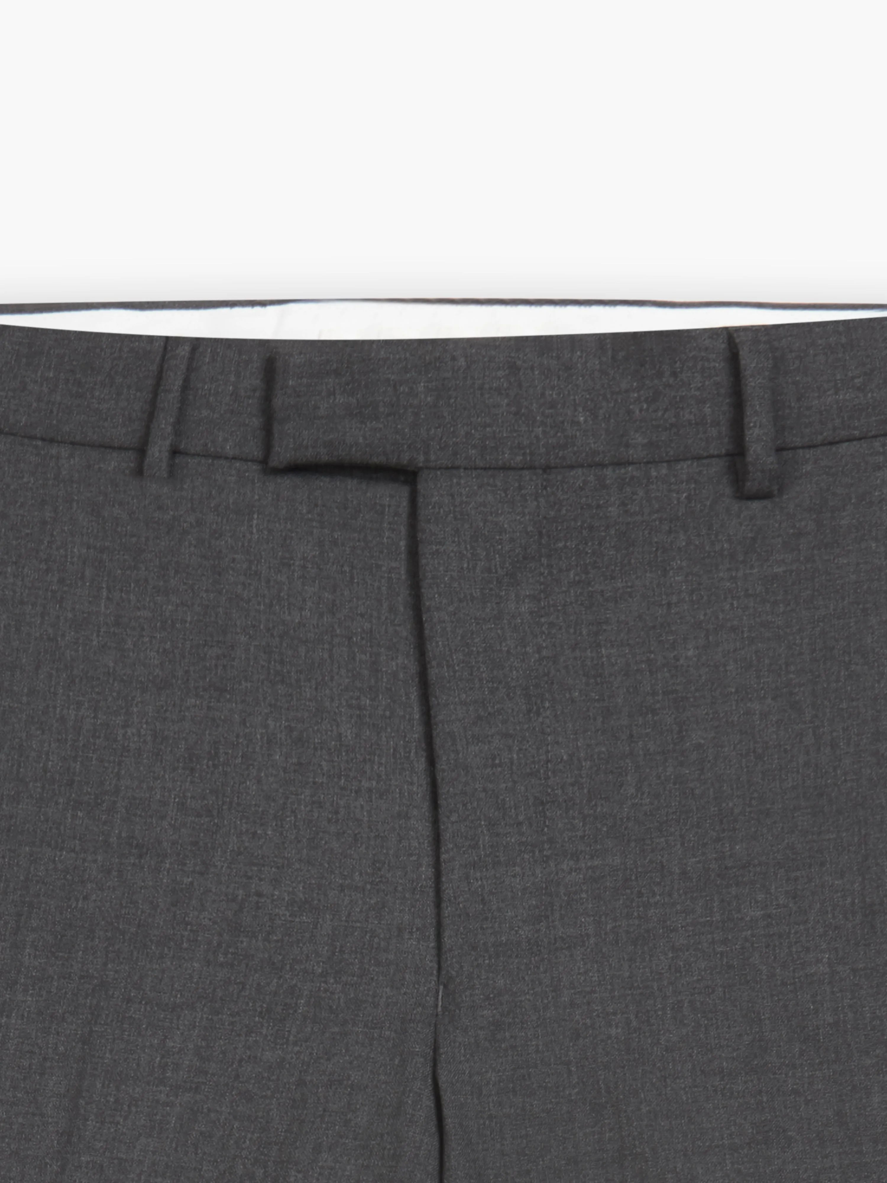 Brondesbury Italian Luxury Regular Charcoal Suit Trouser