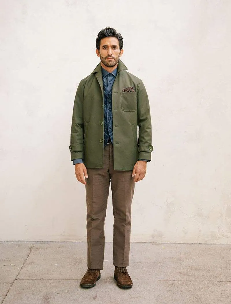 Brown Moleskin Comfort Trousers