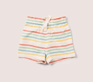 By the Sea Rainbow Striped Seersucker Shorts