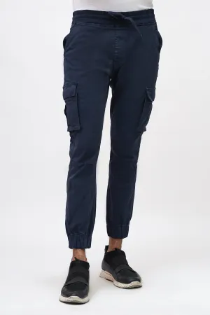 CARGO SLIM FIT NAVY TROUSER