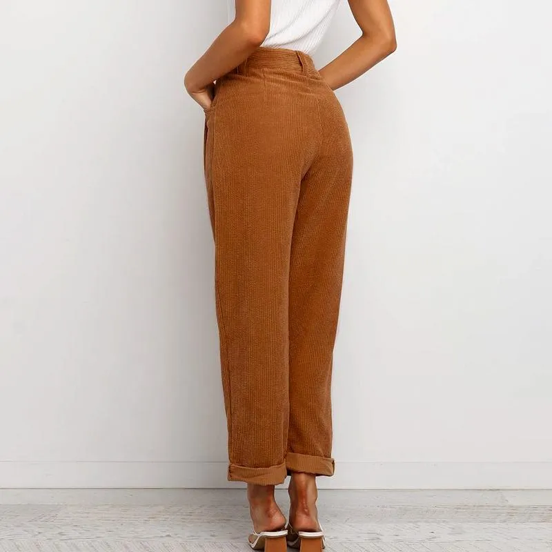 Corduroy pants  pencil trousers