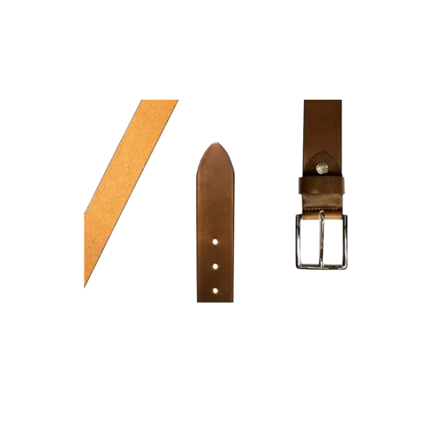 GERMAINE FULLGRAIN LEATHER BELT