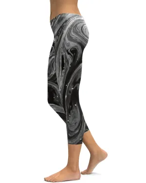 Grey Swirl Capris