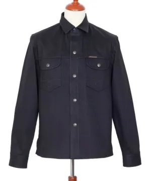 Indigofera Copeland Denim Jacket, Black Gunpowder