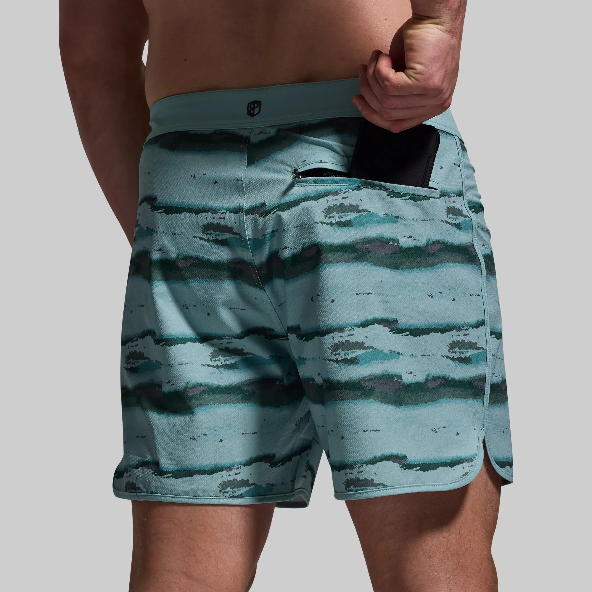 Island Short 5" (Camo Waves)