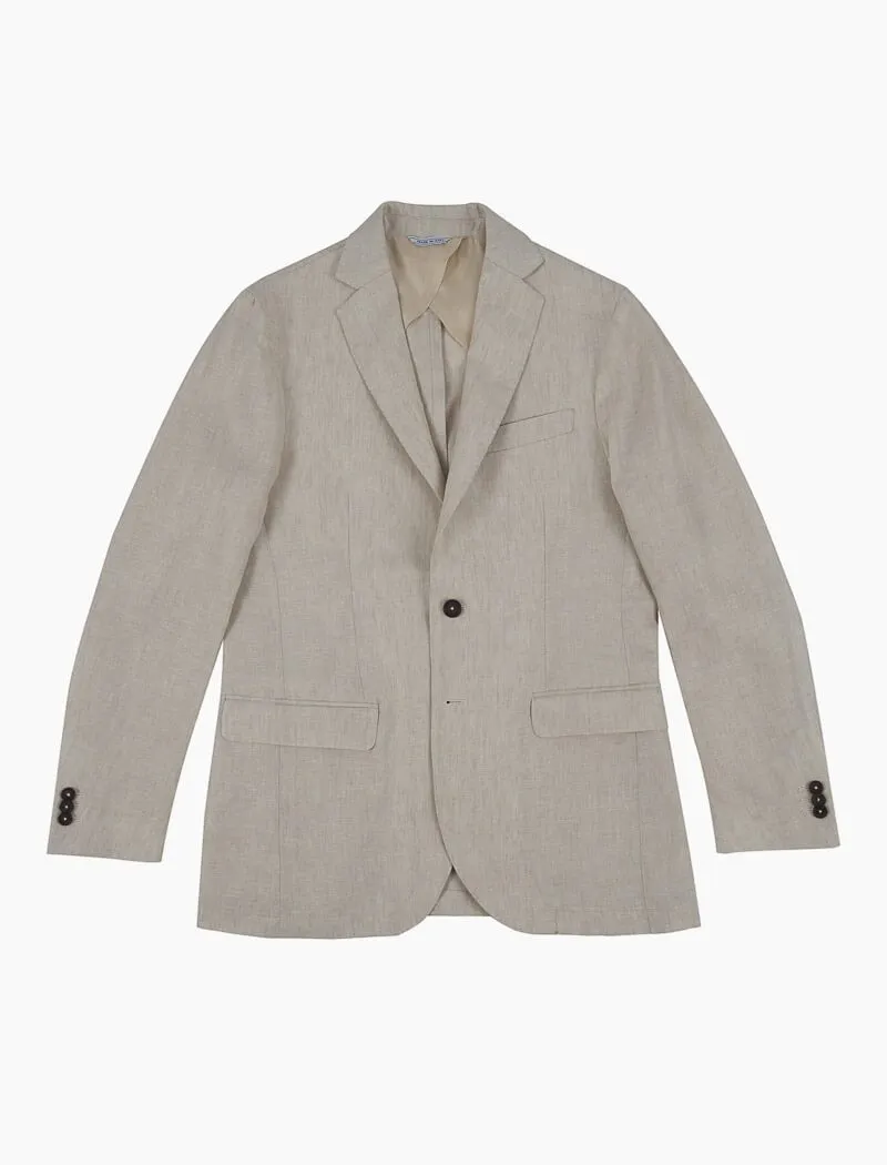 Ivory Linen Blazer