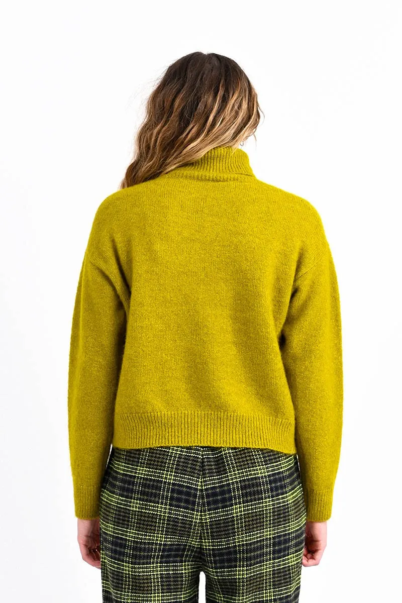 Lili Sidonio Pistachio Casual Knitted Sweater