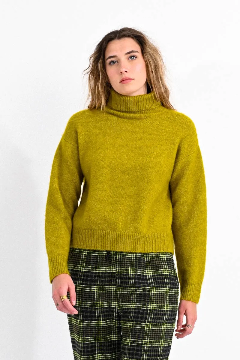 Lili Sidonio Pistachio Casual Knitted Sweater