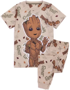 Marvel I Am Groot Boys Kids T-Shirt Trousers Pyjamas