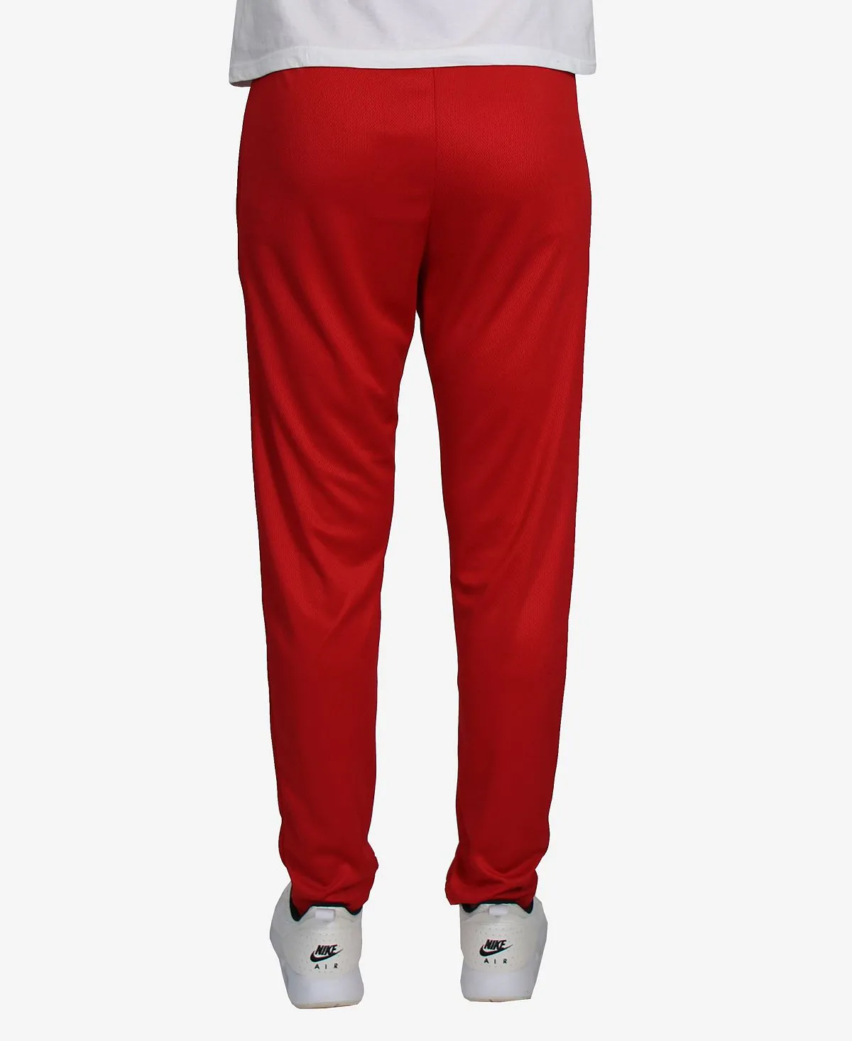 Men's moisture-wicking dry fit active Galaxy By Harvic sweatpants, red