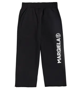 MM6 Maison Margiela cotton jersey sweatpants, black