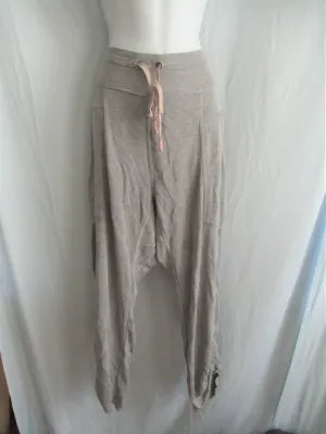 NEW Free People FP MOVEMENT Drawstring Sweatpant Yoga Pant Athletic Lounge Jogger M GRAY GREY