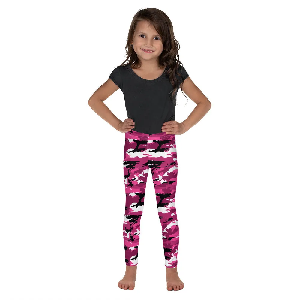 Pink Camo Kid's Leggings