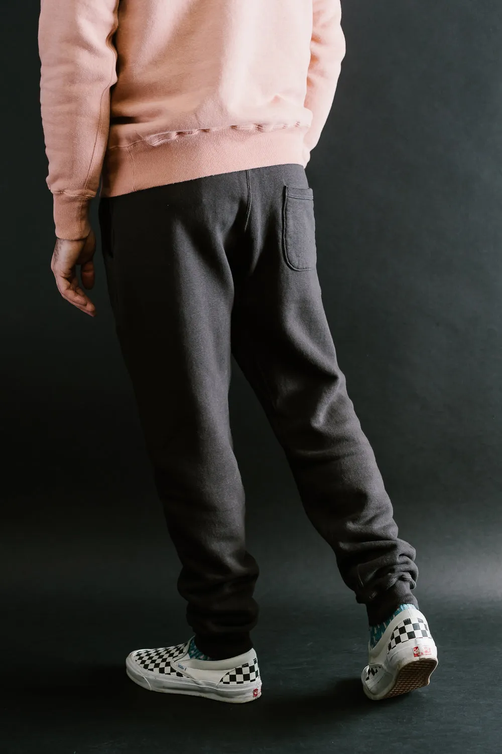 "Tsuriami" Loop Wheel Sweatpants - Sumikuro