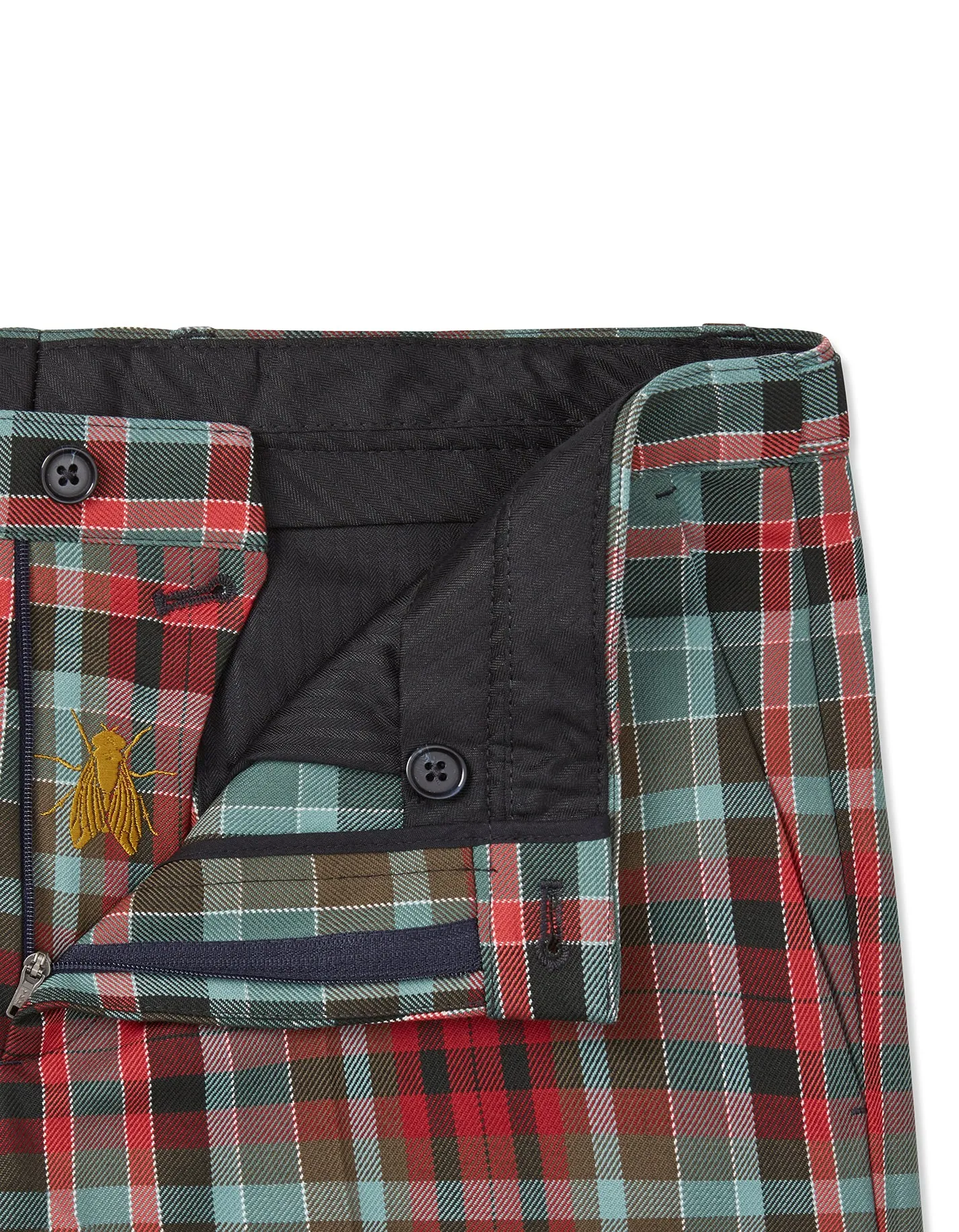 Red & Green Gordon Tartan Trouser