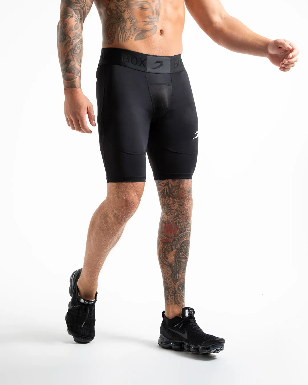 Saddler Compression Shorts - Black