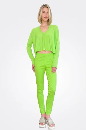 Slim Fit Trousers - Lime