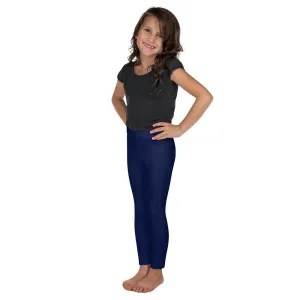 Solid Ocean Blue Kid's Leggings