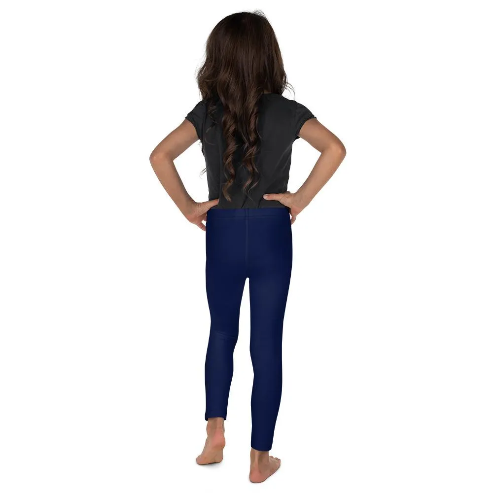 Solid Ocean Blue Kid's Leggings