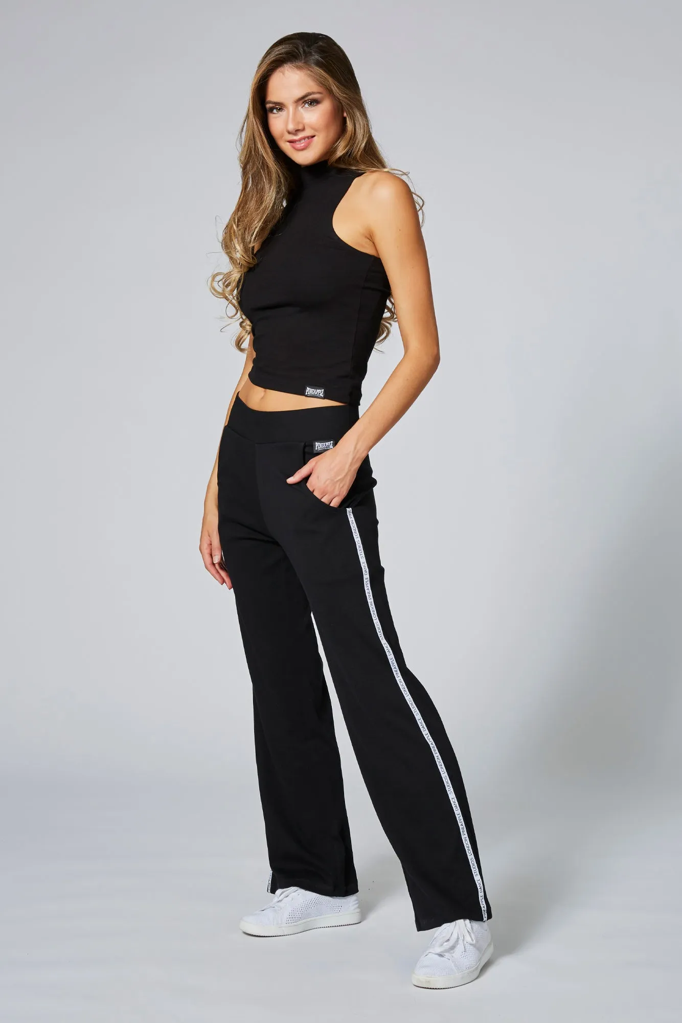 Straight Leg Stripe Trousers