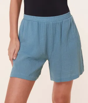 The Mullins Short - Cotton Gauze - Oceanview