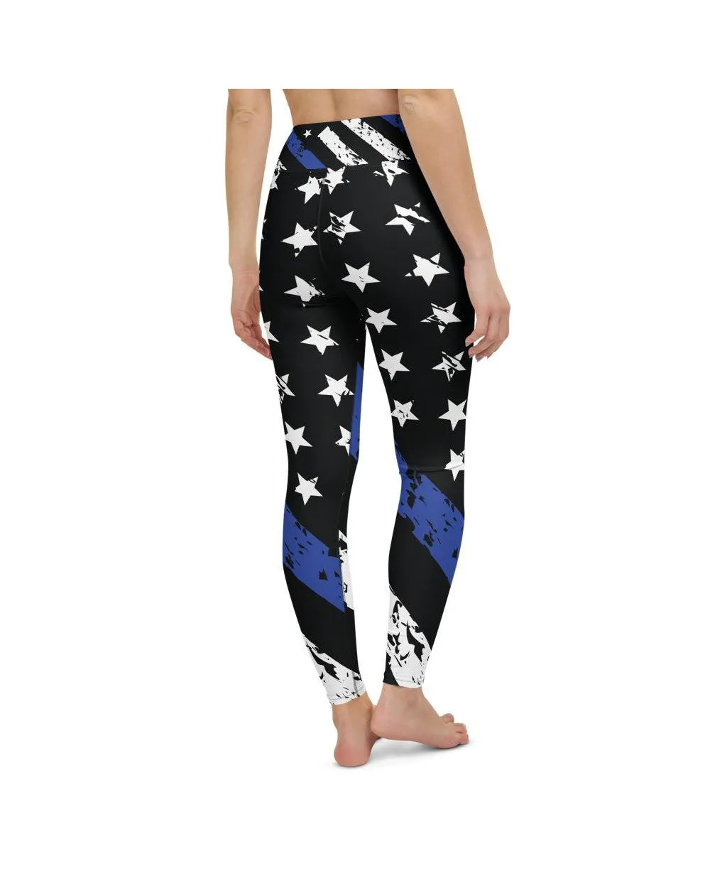 Thin Blue Line Yoga Pants