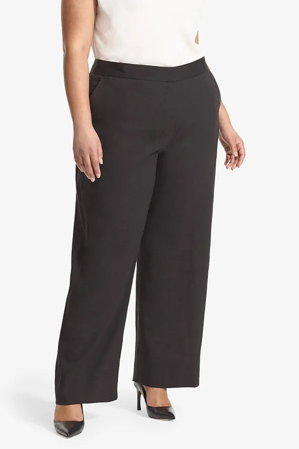 Tinsley Trouser - Stretch Linen :: Black