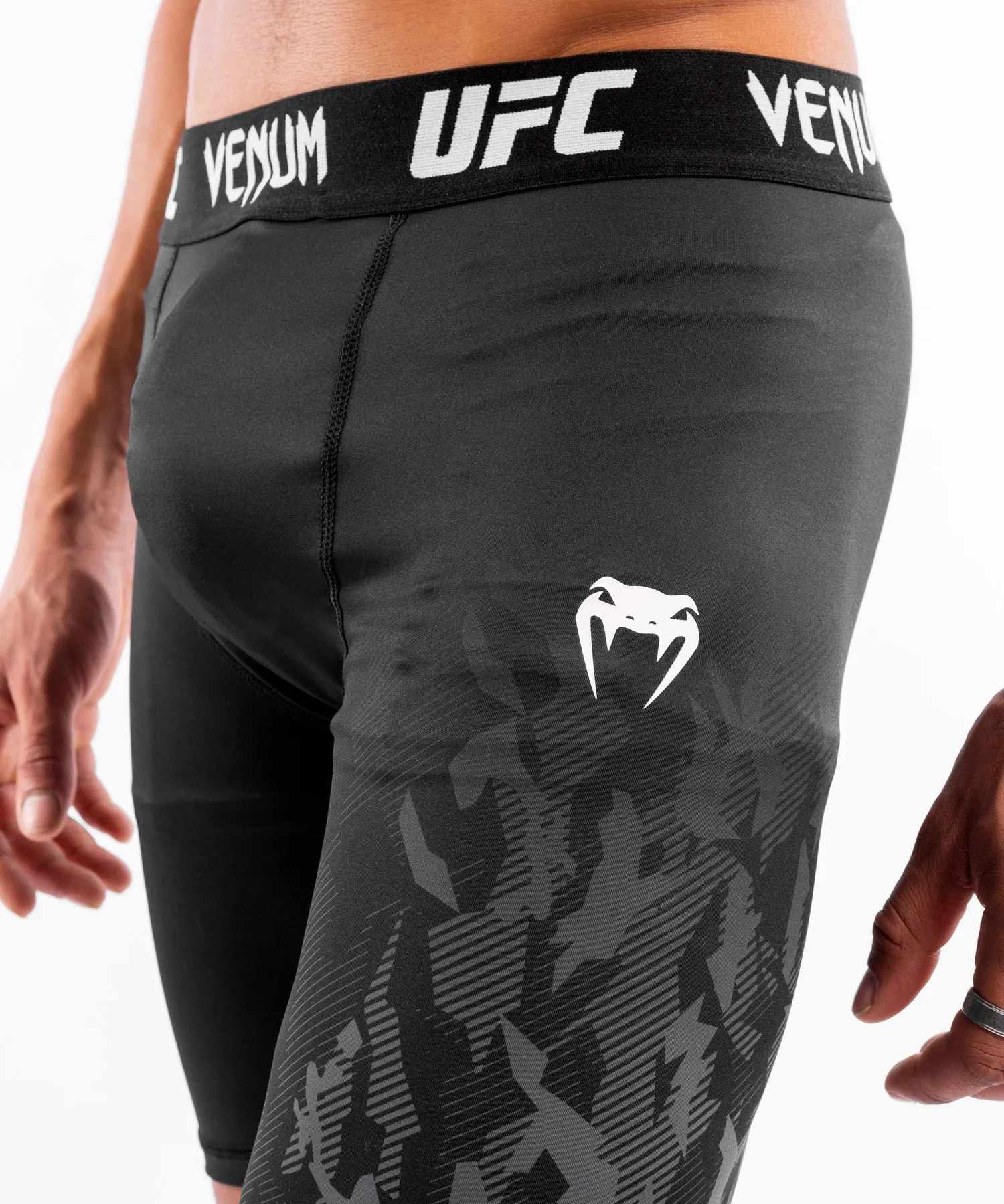 UFC Venum Authentic Fight Week Men's Performance Vale Tudo Shorts - Black