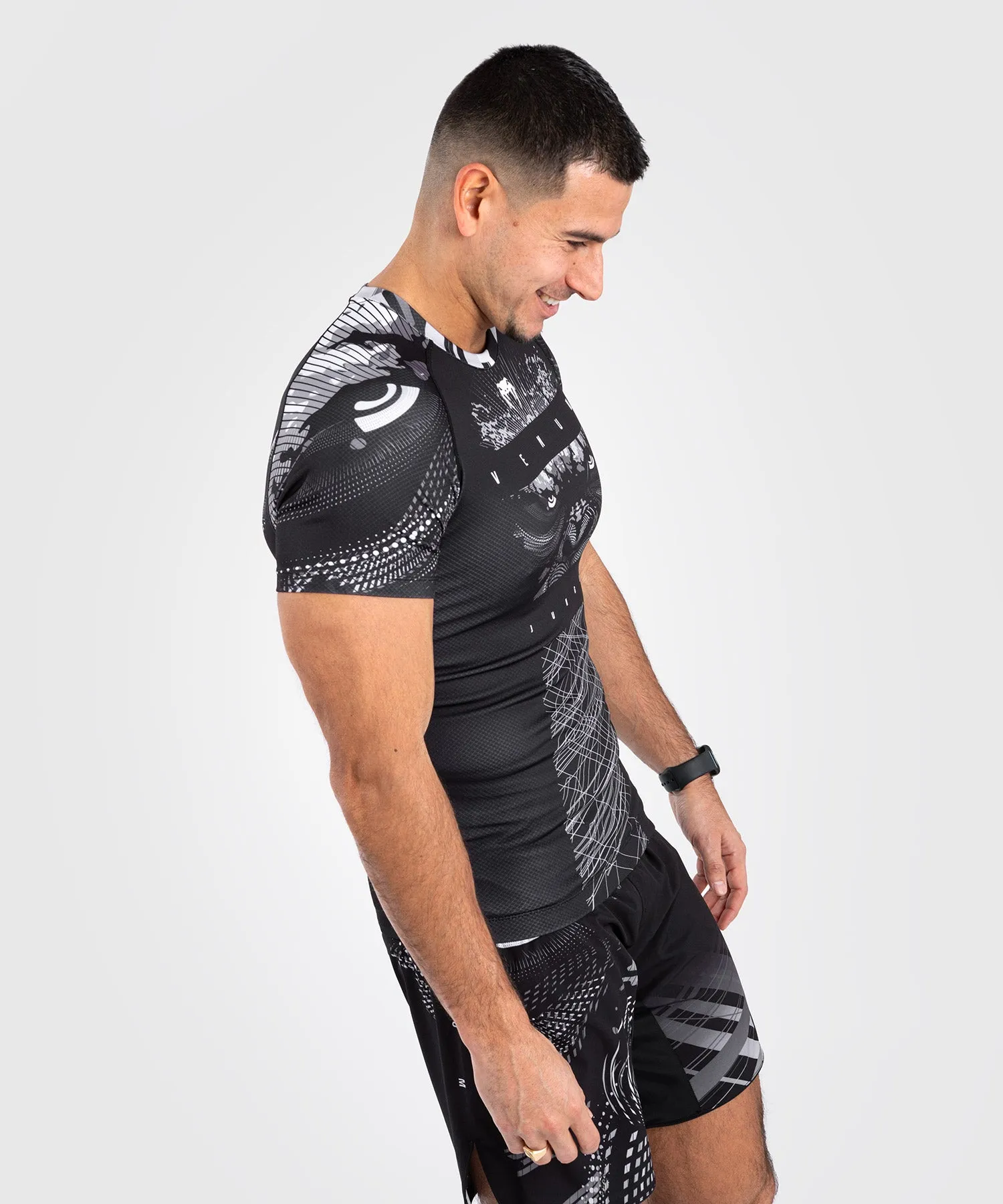 Venum Gorilla Jungle Rashguards Short Sleeves - Black/White