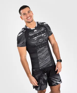 Venum Gorilla Jungle Rashguards Short Sleeves - Black/White