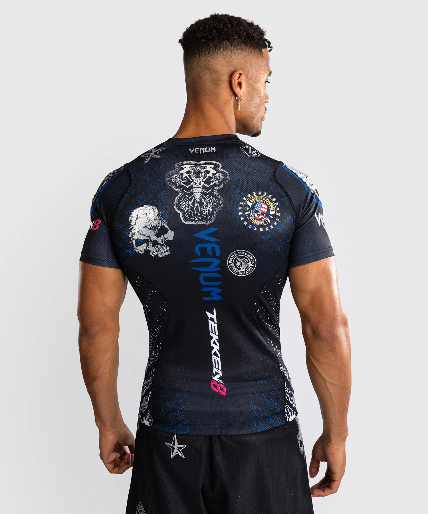 Venum x TEKKEN 8 - Paul Phoenix Rashguard - Black/Blue