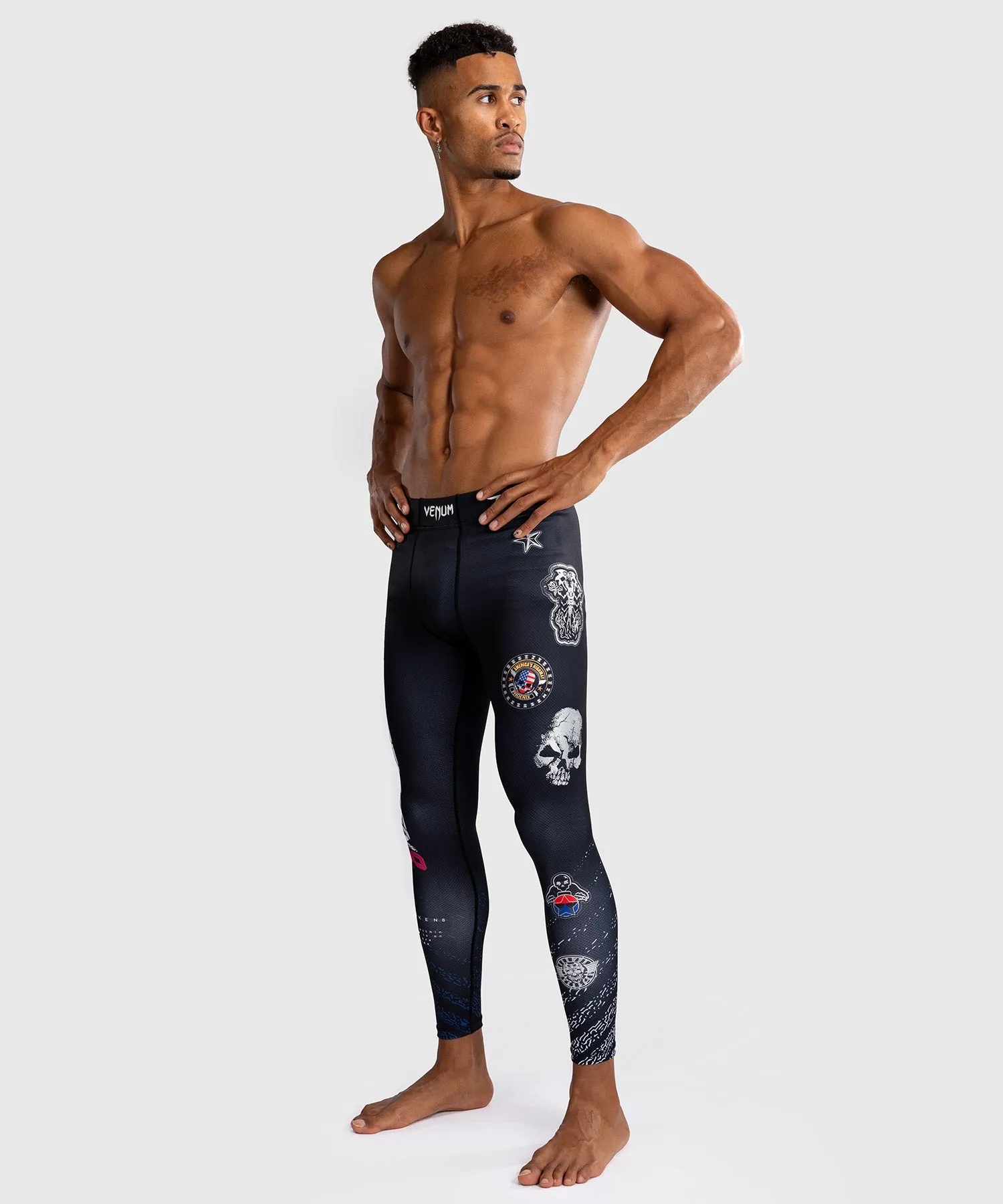 Venum x TEKKEN 8 - Paul Phoenix Spats - Black/Blue