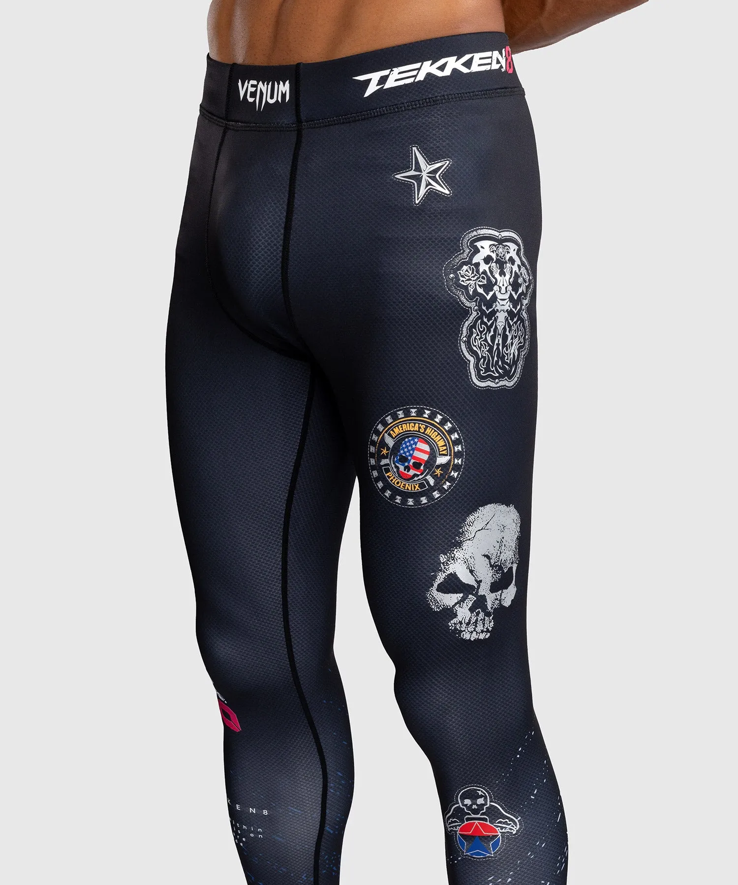 Venum x TEKKEN 8 - Paul Phoenix Spats - Black/Blue