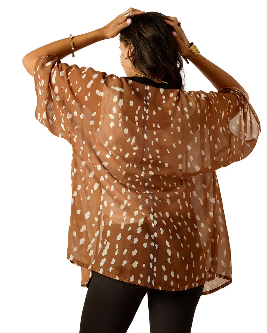 Women's Fawn Kimono Wrap